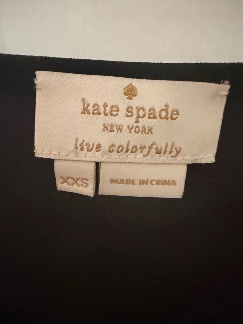 Kate Spade New York Bateau Neckline Mini Dress Black Fringe Hemline. XXS